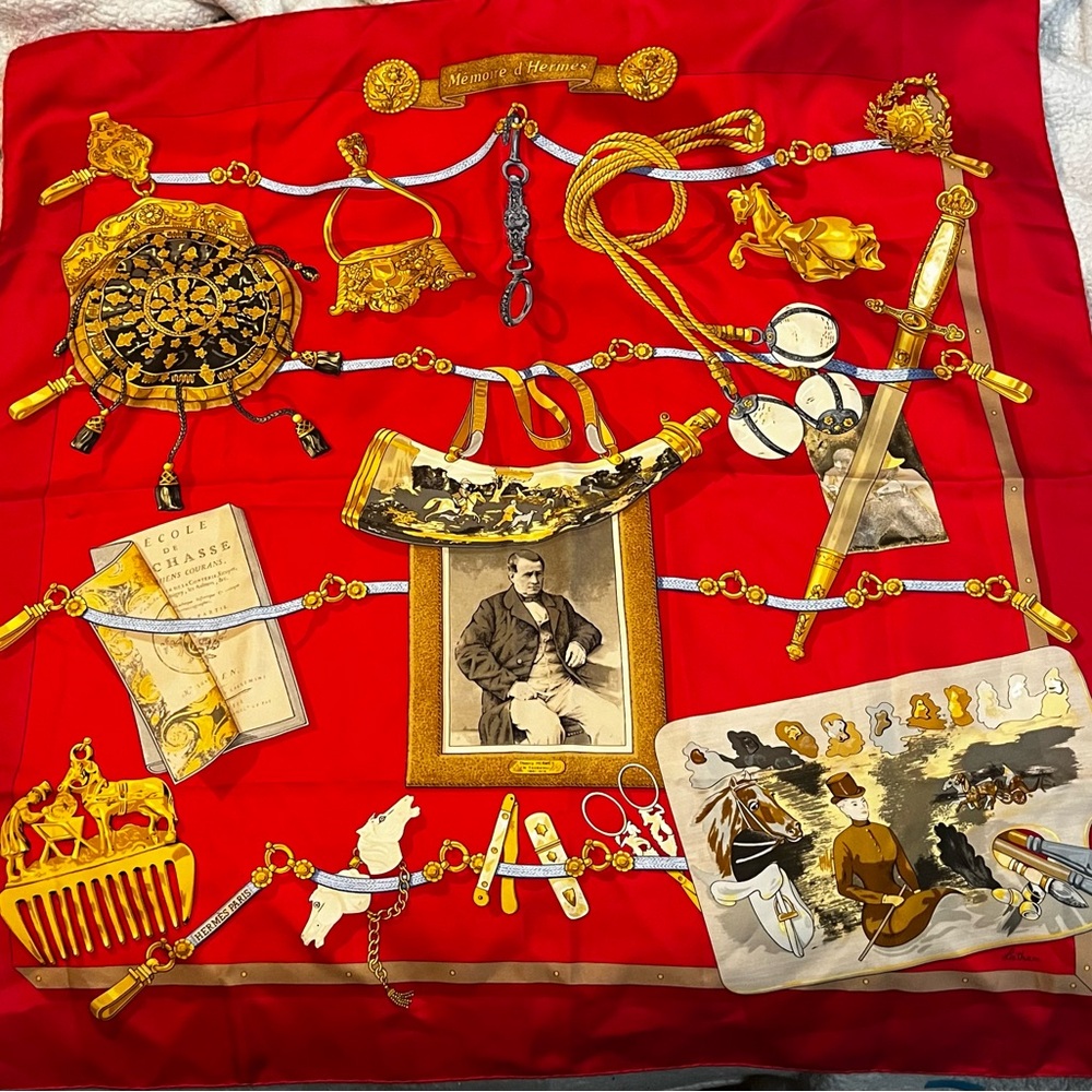 Hermes vintage scarf